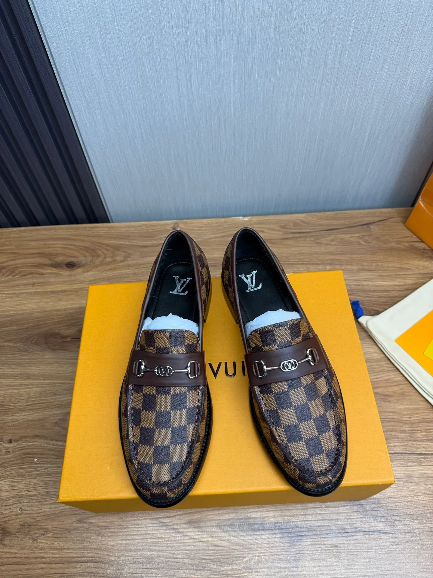 Factory 660💰 LV. Men's business casual leather shoes, all made of imported original brand leather, just to create a more comfortable wearing experience, original non-slip and wear-resistant outsole ✔️16-45 (38.45 non-returnable)